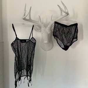 NWOT NASTY GAL Stretch Lace Lingerie set SMALL